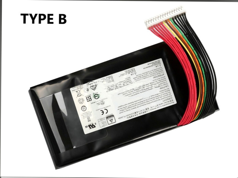 Batterier MSI GT75 Titan-249 5225mAh 75.24Wh